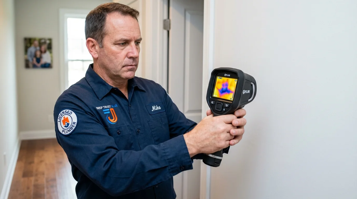 Thermal imaging leak detection by Johns Plumbing LLC in Sunset